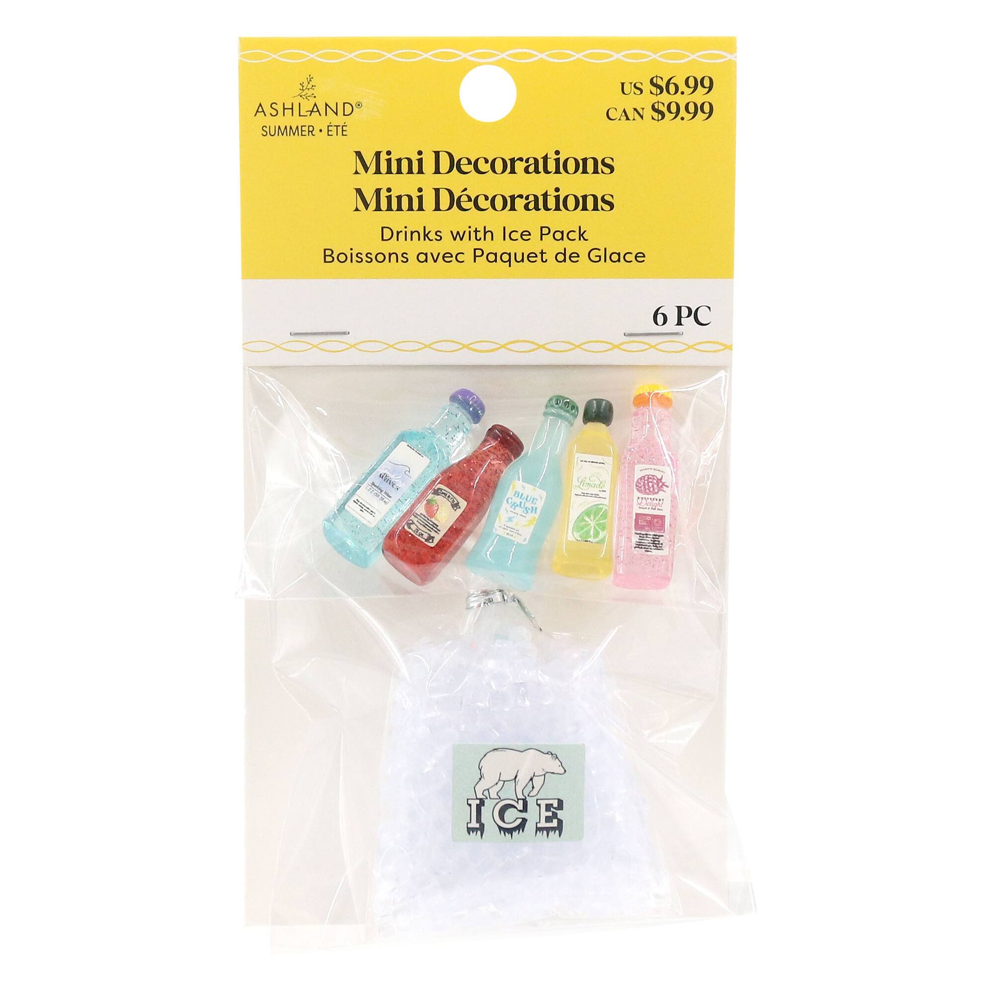 Mini Drinks with Ice Pack Decoration Set by Ashland®